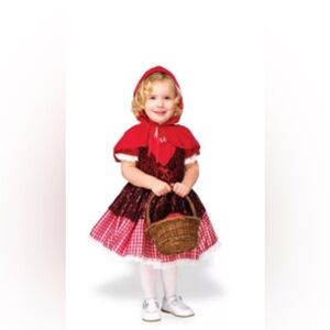 Toddler Lil’ Red Riding Hood Costume size 1-2T.